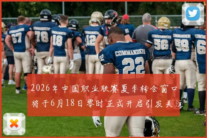2026年中国职业联赛夏季转会窗口将于6月18日零时正式开启引发关注